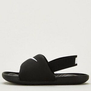 Nike Boy's Black Kawa 588065-040‎ Casual Backstrap Slide Sandal Size 8C